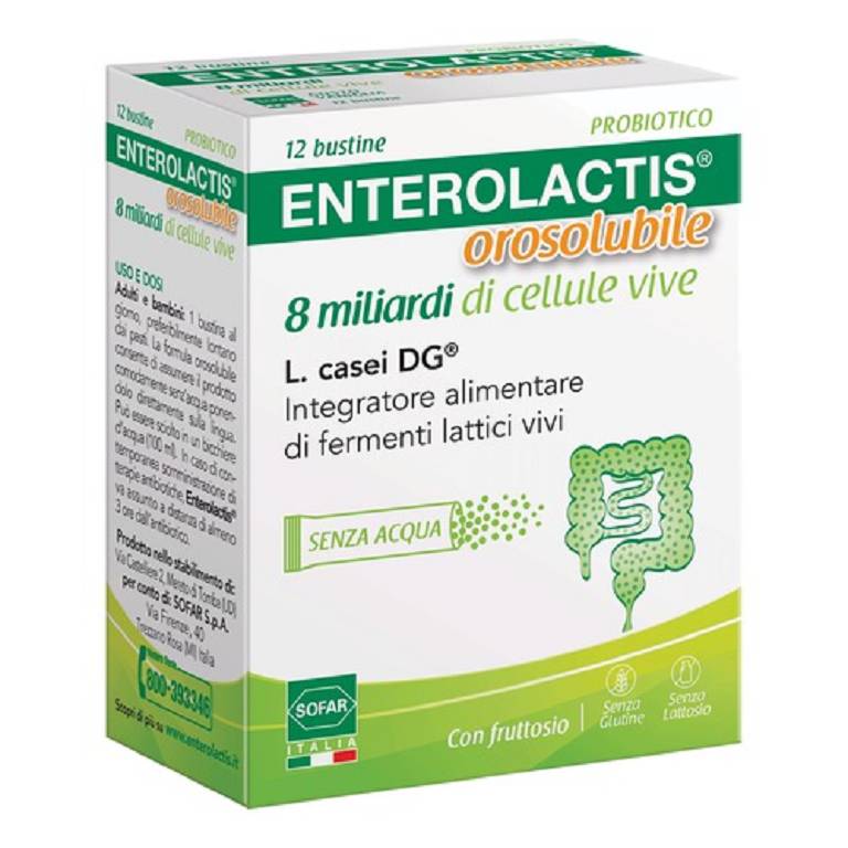 ENTEROLACTIS 8MLD 12BUST OROSO